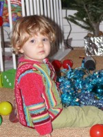 Etape 2: on goute, humm, délicieux les p'tits bouts de guirlande